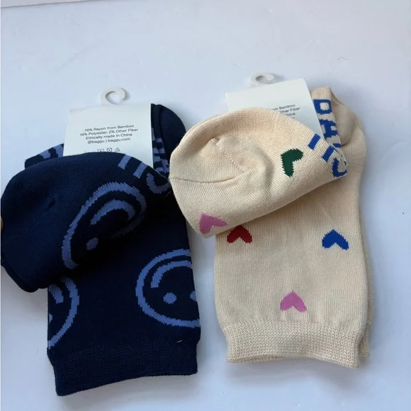 Set of 2 NWT BAGGU Socks - Picture 11 of 11